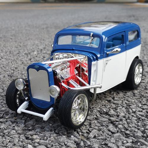 路鹰1:18 1931年 福特a型 复古老爷车合金 汽车模型车模 收藏